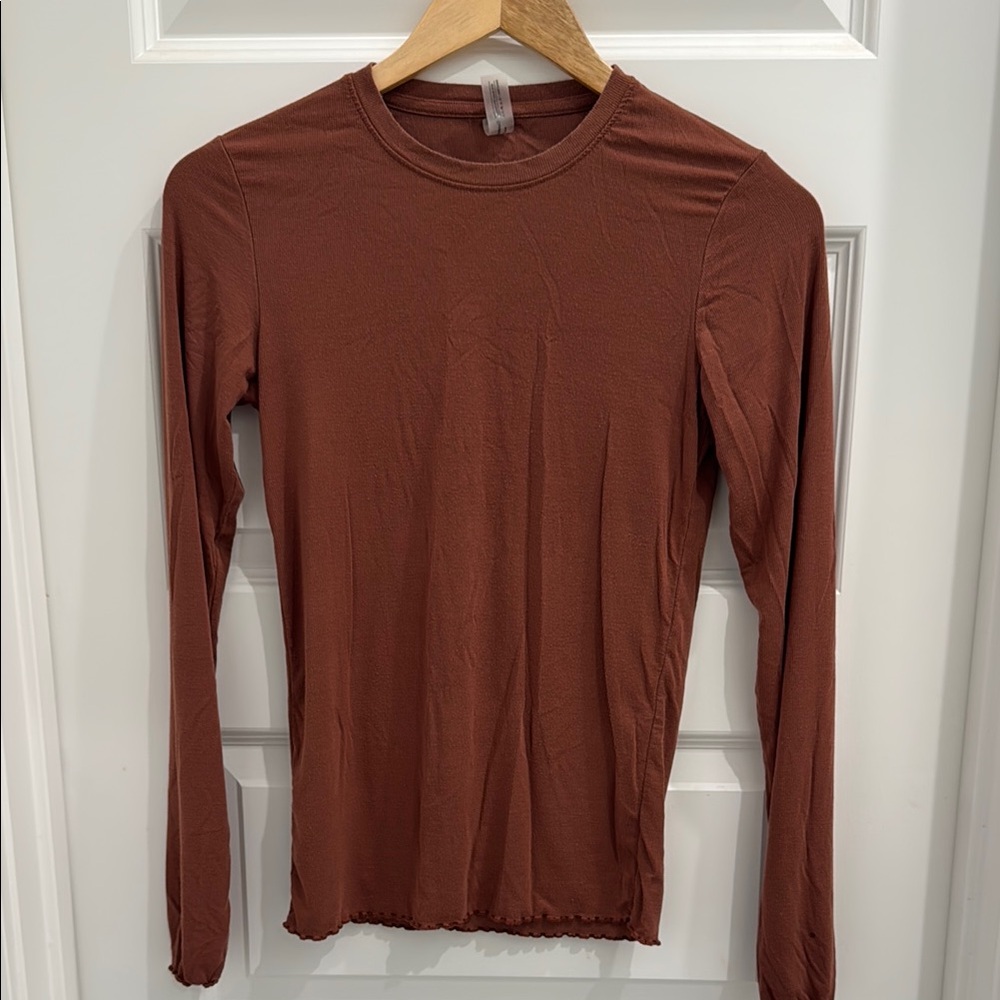 Outdoor Voices SoftRib Longsleeve - Cappuccino XS